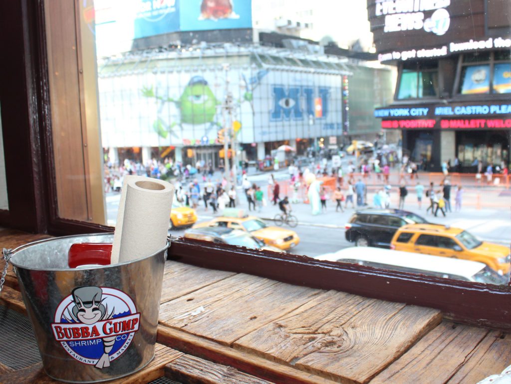 bubba gump restaurant Times Square