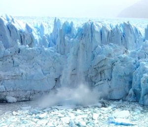 Caida hielo Perito Moreno