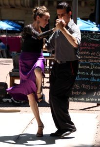 baile tango plaza San Telmo