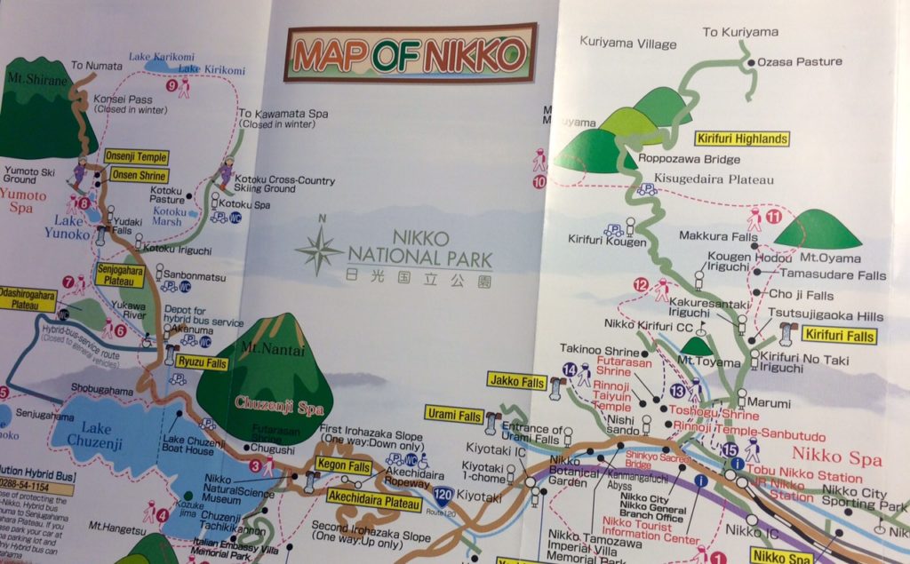 Mapa animado Nikko