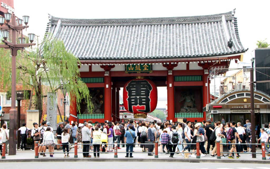Puerta Kaminorimon, Templo Sensoji, Asakusa