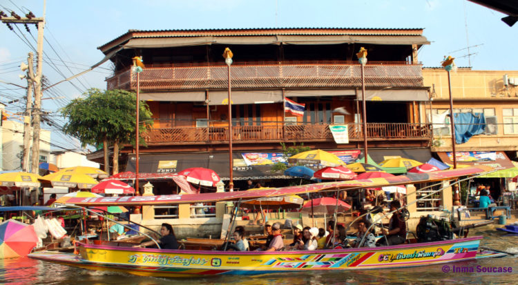 Mercado flotante Amphawa, barca