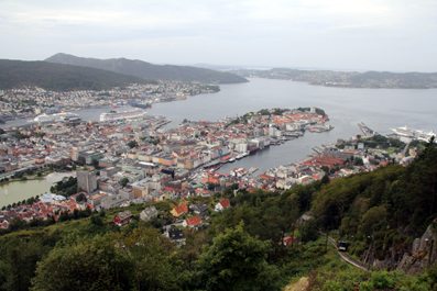 Bergen desde Floyen