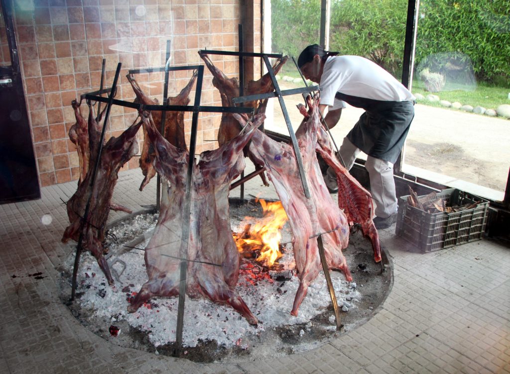 Cordero patagonico Restaurante La Tablita