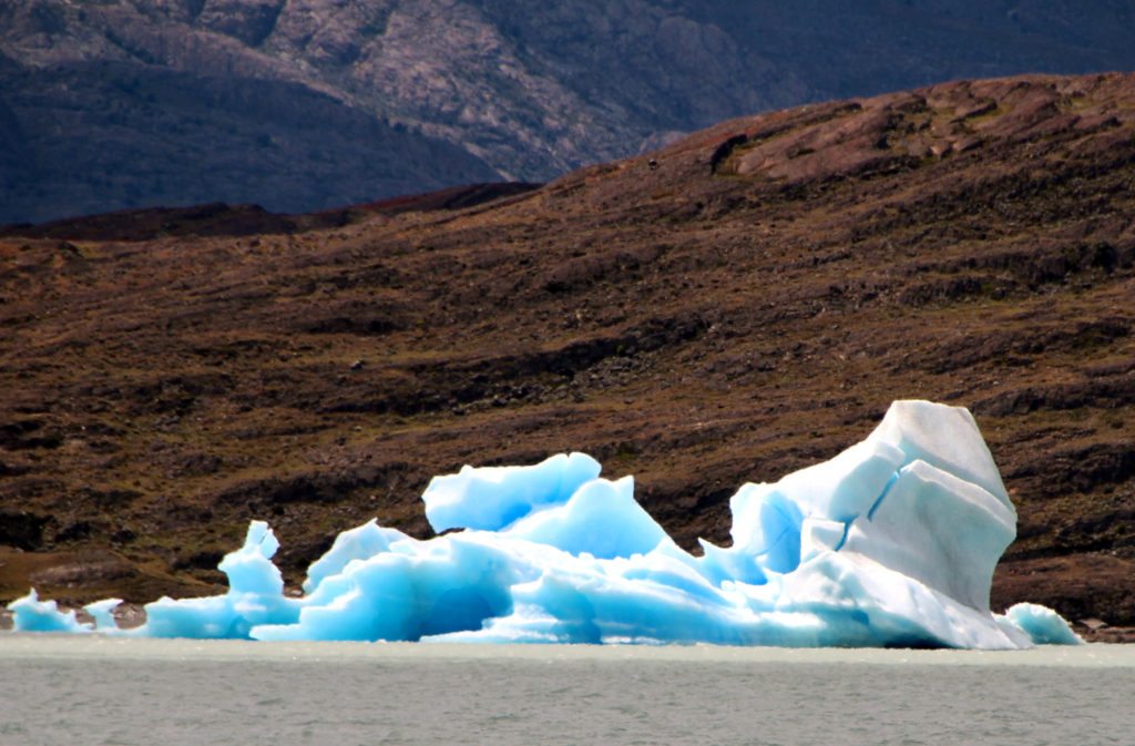 icebergs en los glaciares