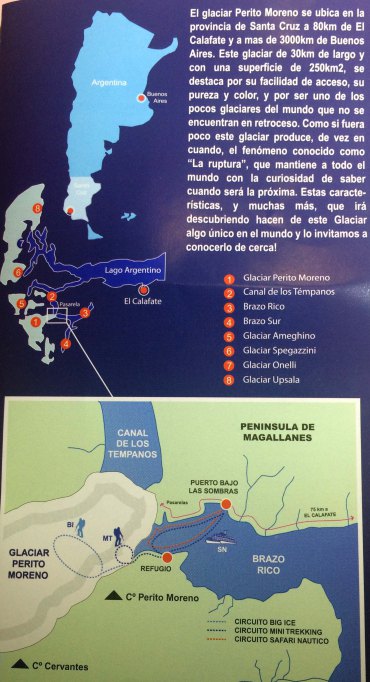 mapa Hielo y Aventura