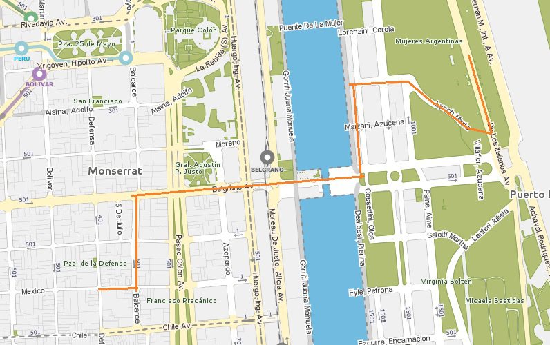Mapa Paseo de la Historieta