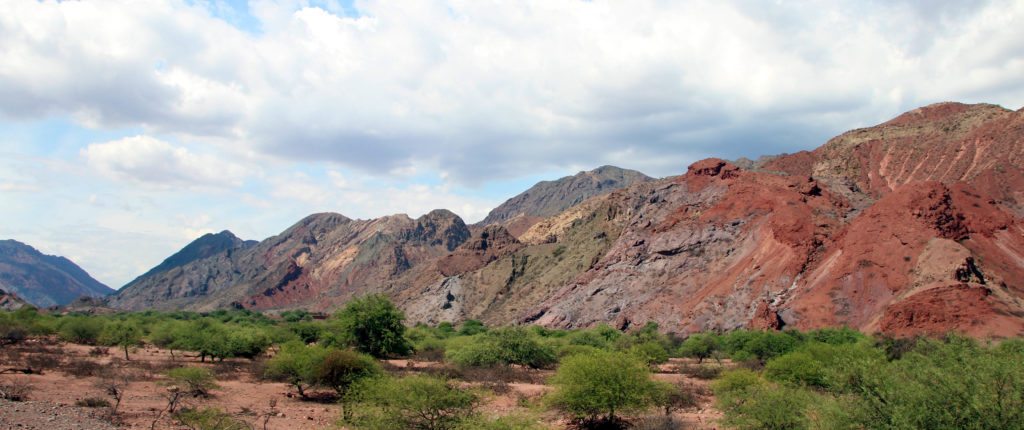 Valles Calchaquies, quebrada de las conchas