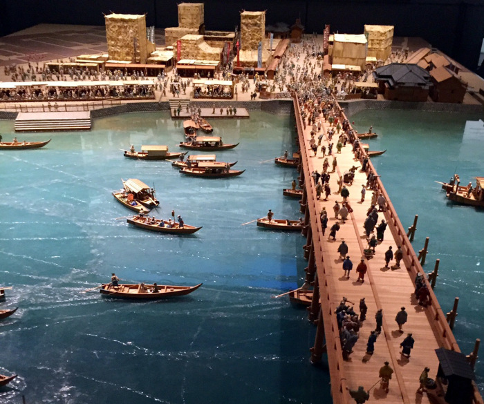 Museo Edo Tokio, maqueta puente