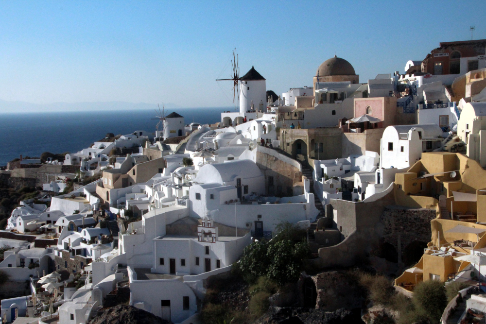 Casas en Fira, Santorini