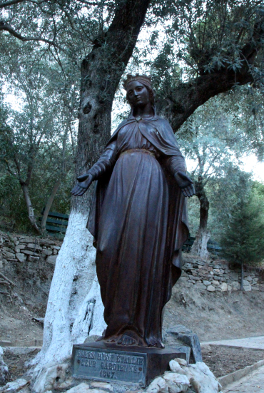 imagen estatua, casa Virgen, Efeso