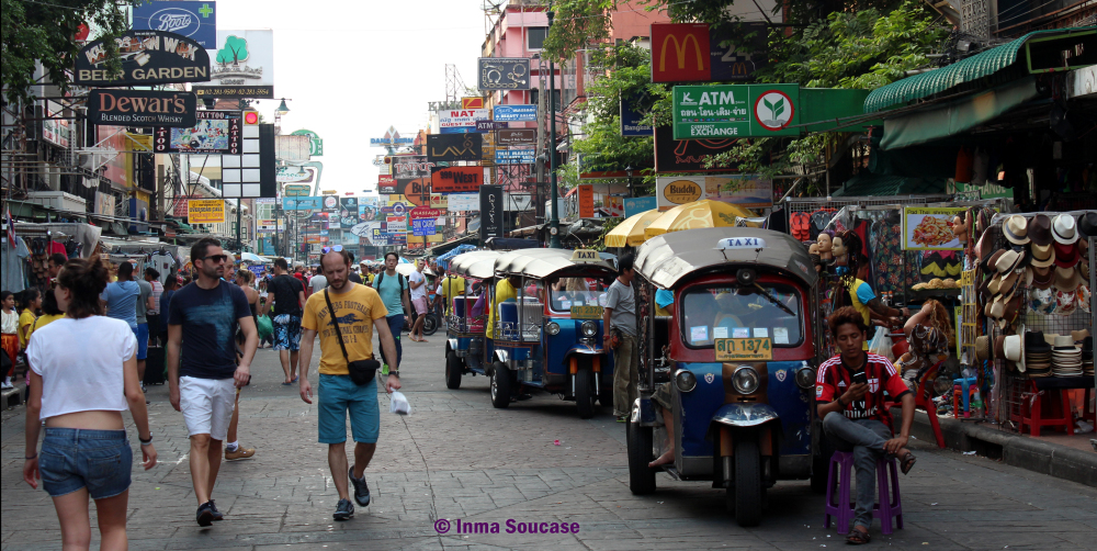Calle mochileros Tailandia - Tanon Khao San