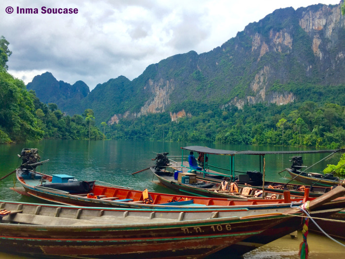 Lago Cheow Lan, embarcadero Coral Cave