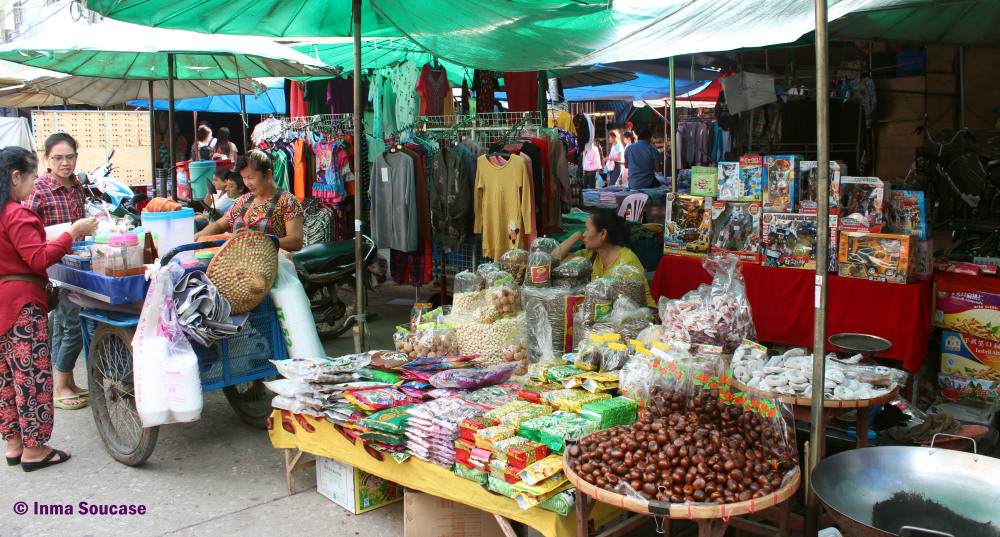 República de la Unión de Myanmar (antigua Birmania) - mercado