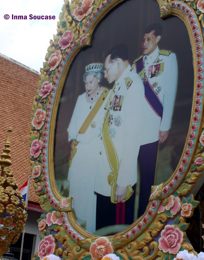rey Tailandia y Reina Inglaterra