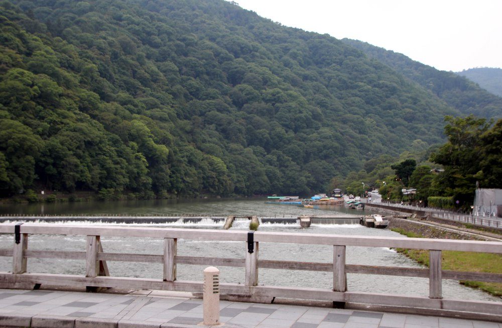 el puente Togetsukyo, Arashiyama