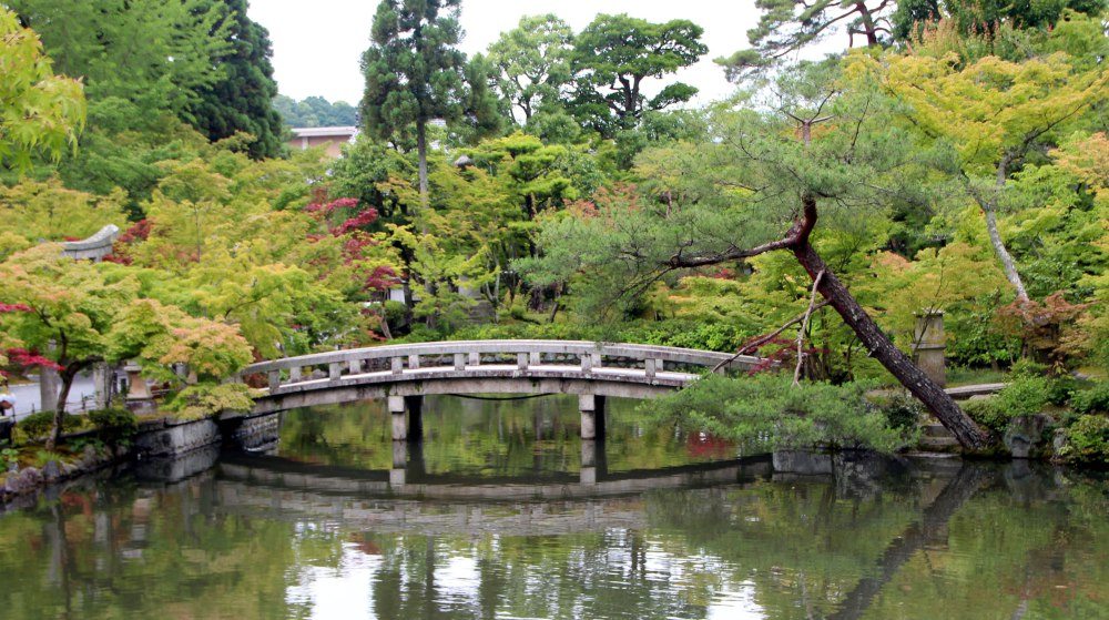 Templo Eikan-do, jardines