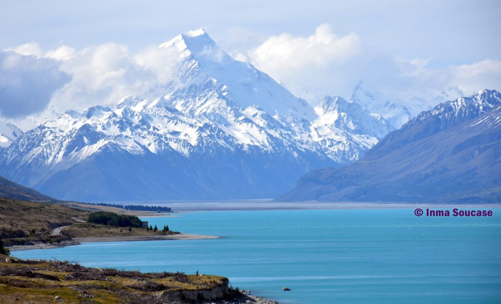 Monte Cook y lago Pukaki