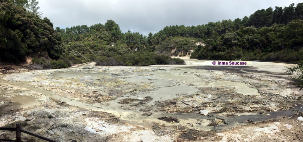 Wai o tapu piscinas verdes